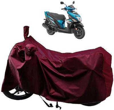 KEDIT Two Wheeler Cover for Yamaha(Cygnus Ray ZR, Maroon)