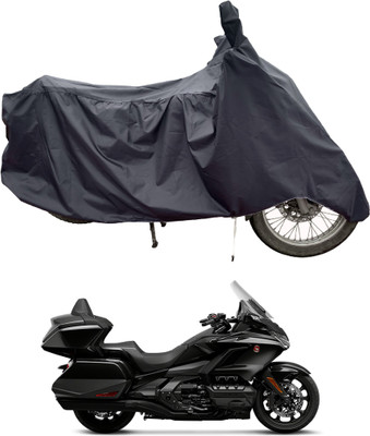 Tricway Two Wheeler Cover for Honda(Gold Wing, Grey)