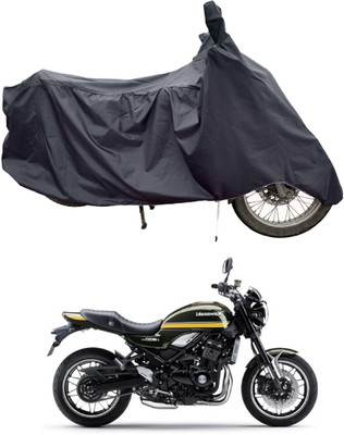 Tricway Two Wheeler Cover for Kawasaki(Z900 RS Cafe Racer BS6, Grey)
