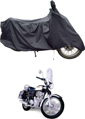 Tricway Two Wheeler Cover for Royal Enfield(Machismo 350, Grey)