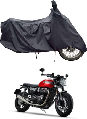 Tricway Two Wheeler Cover for Triumph(Speed Twin BS6, Grey)