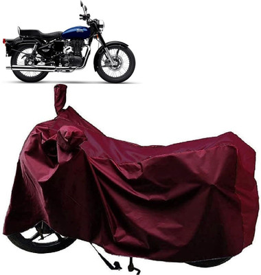 KEDIT Two Wheeler Cover for Royal Enfield(350, Maroon)