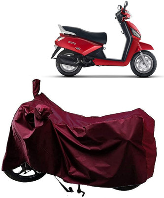 KEDIT Two Wheeler Cover for Mahindra(Gusto 125, Maroon)