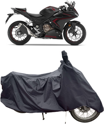 Tricway Two Wheeler Cover for Honda(CBR500R BS6, Grey)
