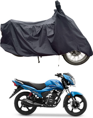 Tricway Two Wheeler Cover for TVS(Victor, Grey)