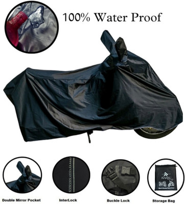 APNEK Waterproof Two Wheeler Cover for Avon(E Star, Black)