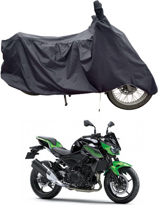 Tricway Two Wheeler Cover for Kawasaki(Z400 BS6, Grey)