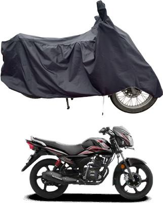 Tricway Two Wheeler Cover for TVS(Victor BS6, Grey)