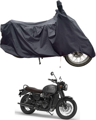 Tricway Two Wheeler Cover for Triumph(Bonneville T120 Black BS6, Grey)