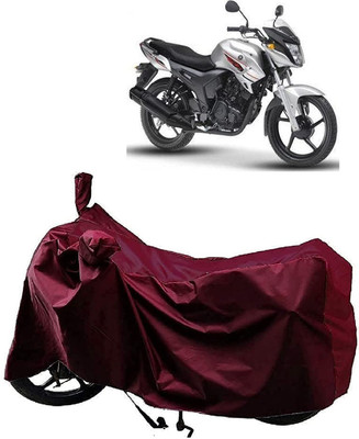 KEDIT Two Wheeler Cover for Yamaha(SZ R, Maroon)