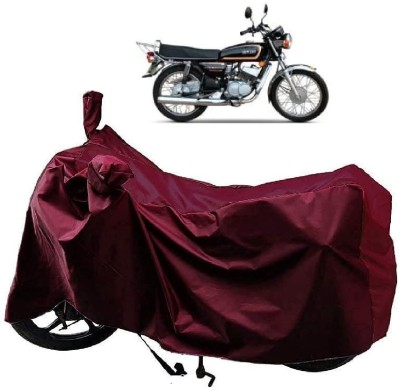 KEDIT Two Wheeler Cover for Yamaha(RX135, Maroon)