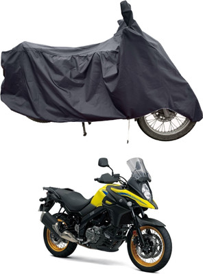 Tricway Two Wheeler Cover for Suzuki(V Strom 650, Grey)