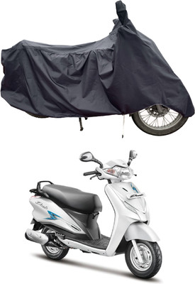 Tricway Two Wheeler Cover for Hero(Duet 125 CC BS6, Grey)