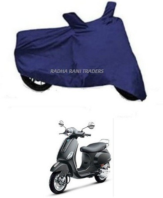 RADHA RANI TARDERS Two Wheeler Cover for LML(Vespa VXL 150, Blue)