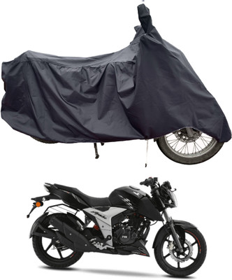 Tricway Two Wheeler Cover for TVS(Apache RTR 160 4V, Grey)