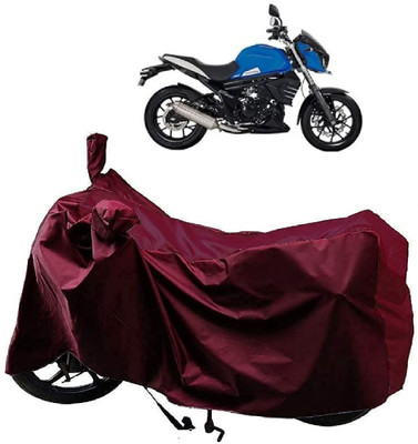 KEDIT Two Wheeler Cover for Mahindra(Mojo UT 300, Maroon)