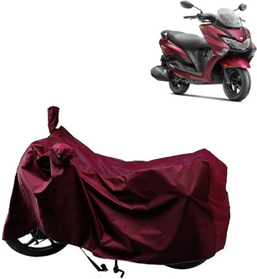 KEDIT Two Wheeler Cover for Suzuki(Burgman Street, Maroon)