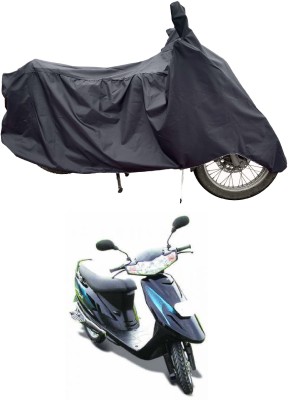 Tricway Two Wheeler Cover for TVS(Teenz, Grey)