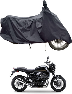 Tricway Two Wheeler Cover for Kawasaki(Z900RS BS6, Grey)