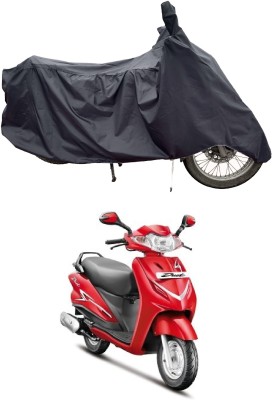 Tricway Two Wheeler Cover for Hero(Duet LX 110CC BS6, Grey)