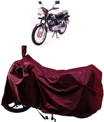 KEDIT Two Wheeler Cover for Suzuki(Samurai, Maroon)