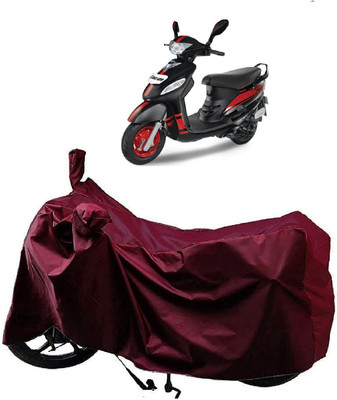 KEDIT Two Wheeler Cover for Mahindra(Rodeo, Maroon)