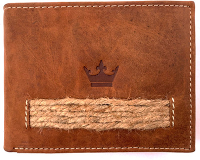 THE KINGSMAN NEWYORK Men Casual, Trendy, Evening/Party Brown Genuine Leather Wallet(8 Card Slots)