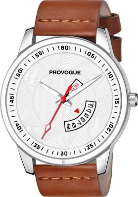 PROVOGUE PRV-110-WHITE PRV-110-WHITE Working Day and Date Analog Watch  - For Men