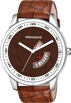 PROVOGUE PRV-110-BROWN PRV-110-BROWN Working Day and Date Analog Watch  - For Men