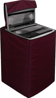 Wings Star Top Loading Washing Machine  Cover(Width: 58 cm, Maroon)