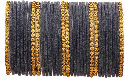 Rijoli Glass Beads Bangle Set(Pack of 32)