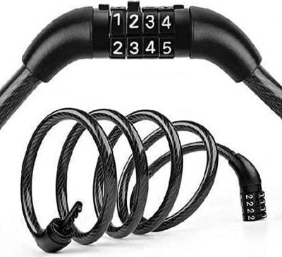 Khargadham Bicycle Bike Lock 4-Digital Password Security Guard Against Theft Smart E-bike Cycle Lock