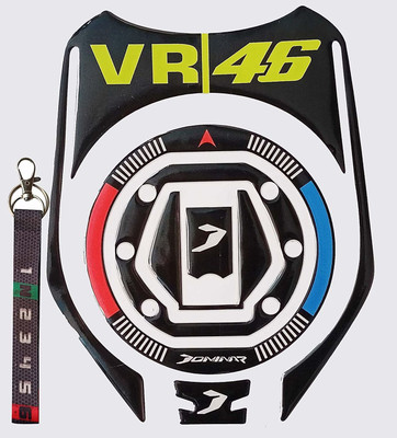 GraphixDesign Compatible Tank Pad combo Dominar 400 E Bike Tank Pad