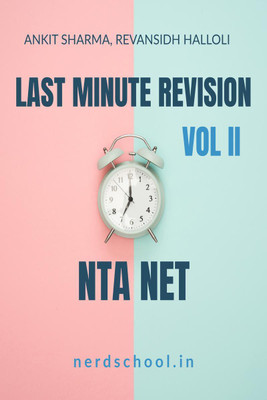 Last Minute Revision Vol II(English, Paperback, Ankit Sharma)