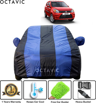 octavic Car Cover For Maruti Suzuki Alto K10 (With Mirror Pockets)(Green)