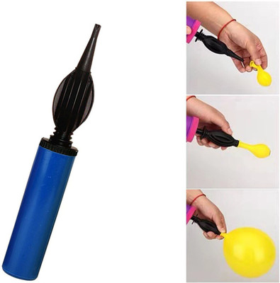 Shopperskart Hand Held Inflator Balloons pump Perfect For Party Balloon Balloon Pump(Blue)