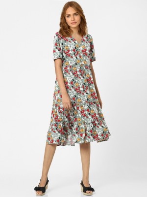 VERO MODA Women A-line Green Dress