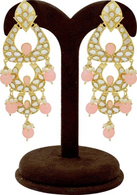 SAIYONI Mirror Work Beautiful Design Long Tassel Earrings For Women & Girls Alloy Tassel Earring