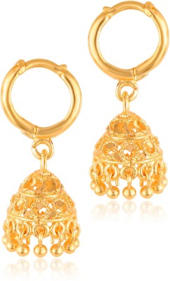 VIVASTRI Vivastri Beautiful & Elegant Golden Jhumki Earrings For Women And Girls Alloy Jhumki Earring
