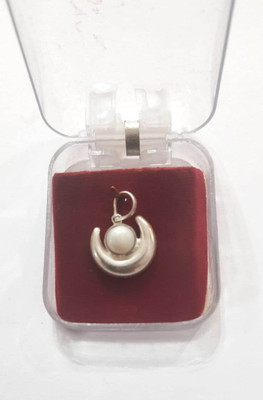 AMOGH JEWELS White Cut Natural Pearl Gemstone(3.87 carat)