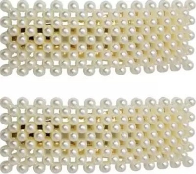 YATVIK Pearl Hair Pin Tic Tac Clip Hair Clip(White)