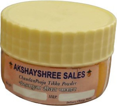 Akshayshree Sales Chandan Pooja Tika powder ( pack of 1 ) ( 100 gm )