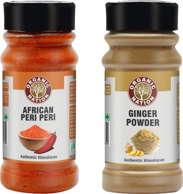 Organic Nation African Peri Peri And Ginger Powder Combo Pack(215 g)