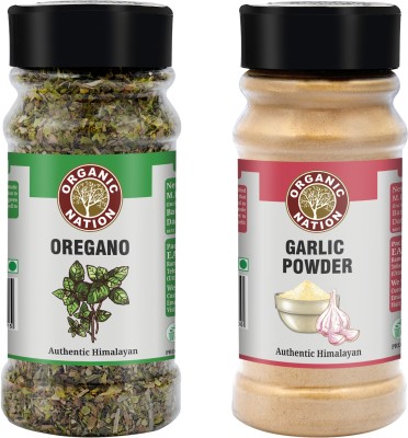 Organic Nation Oregano and Garlic Powder Combo Pack(150 g)