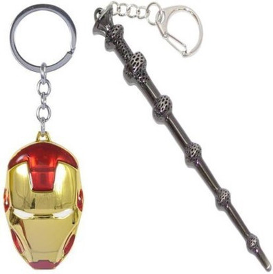 gtrp Iron Man Face Mask Avengers Superhero & Key Chain