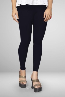 Styllofy Ankle Length  Western Wear Legging(Black, Solid)