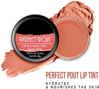 MYEONG Cheek & Lip Tint Blush with Coco Extract Long Lasting Creamy Finish Lip Stain Lip Stain(10 g)
