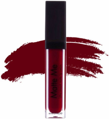 Libline Non Transfer Waterproof Professionally Longlasting Liquid Lipstick(Maroon, 6 ml)