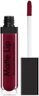 Latixmat WATER PROOF & LONG WEAR LIQUID LONG LASTING LIPSTICK(MAROON, 6 ml)