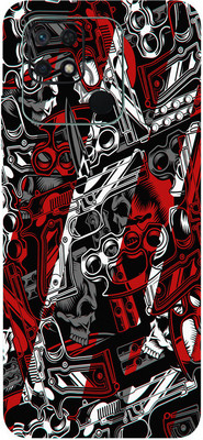 BUGGU REDMI 10C Mobile Skin(Color Arms Skin With High Matte Finish.)